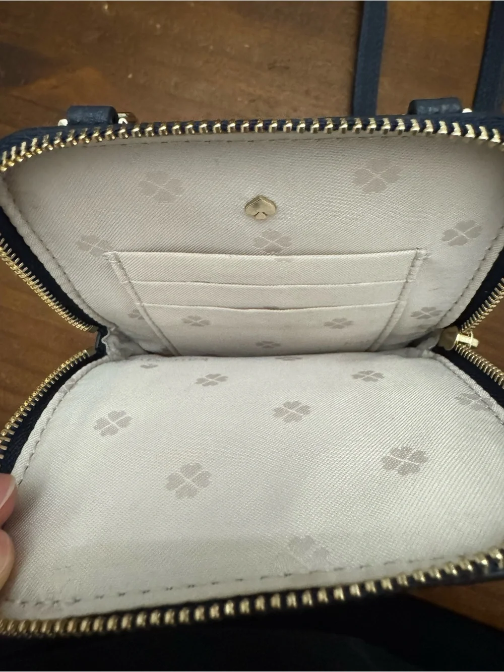 Kate Spade Black Studded Crossbody Phone Bag